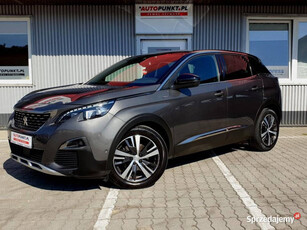 Peugeot 3008, 2019r. ! F-vat 23% ! Bezwypadkowy ! Gwarancja Przebiegu i Se…