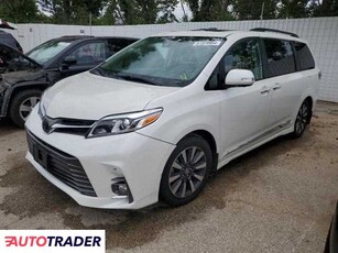 Toyota Sienna 3.0 benzyna 2019r. (BRIDGETON)