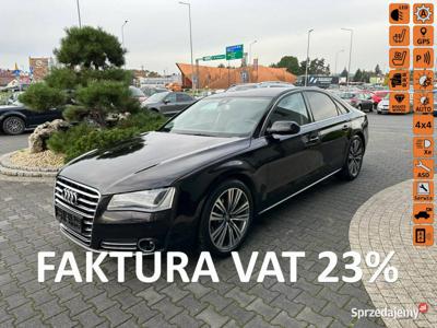 Audi A8 bentley, masaż, podgrz. + went. fotele, radar, soft…