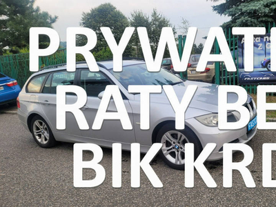 BMW 320 kombi srebrny raty bez BIK KRD od FastCars E90E91E9…