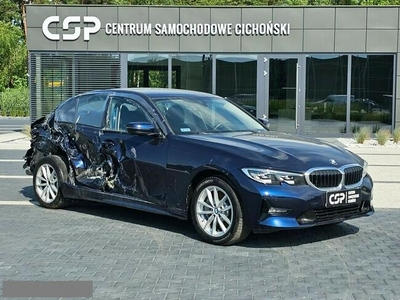 BMW ActiveHybrid 3 330i 2022r NOWA Salon Polska USZKODZONA Odpala i Jeździ