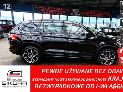 Škoda Kodiaq RS BI-TDi-240KM 3Lata Gwarancja I-wł Kraj Bezw…