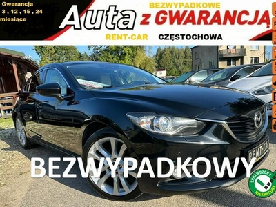 Mazda 6 2.2D*150PS*OPŁACONY Bezwypadkowy Navi Skóra Serwis GWARANCJA24Miesiące