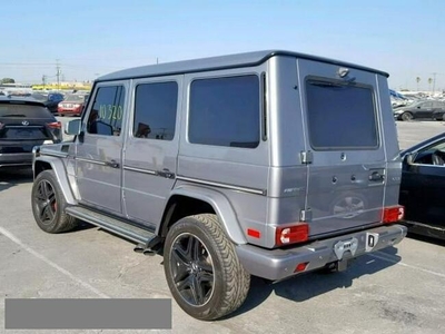 Mercedes G 63 AMG 2018,5.5L,63 AMG,4x4,uszkodzony bok