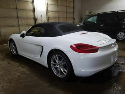 Porsche Boxster 2014, 2.7L, uszkodzony bok