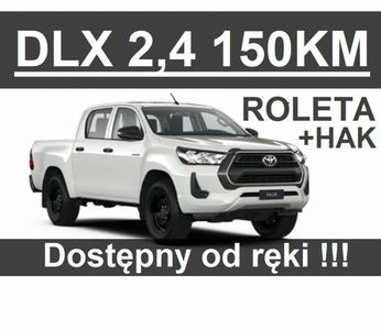Toyota Hilux DLX 2,4 150KM 4X4 Roleta skrzyni Hak Tempomat Dostępny od ręki 1954 zł