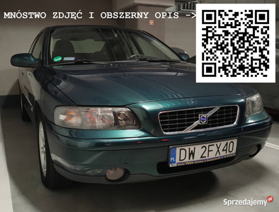 Volvo S60 2.0T Optima 180 KM, garażowany