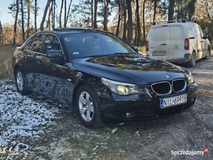 BMW e60 2.5 benzyna m54b25 192 km pancerniak CZARNA Skóry szyber