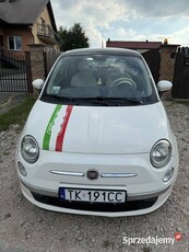 Fiat 500, 900 Turbo Benzyna, 2011r. klimatronik, panorama, alufelgi