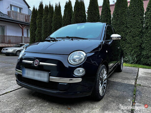 Fiat 500 Serwisowany Szyberdach Czerwona skóra Przebieg 126tys km Klimatron