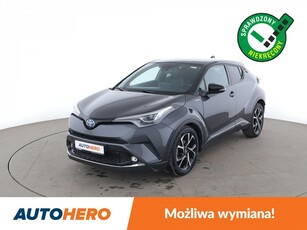 Toyota C-HR hybryda skóra kamera navi ACC grzane fotele Bluetooth LED