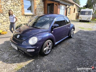 VW New Beetle kameleon, grzane fotele, skóra, 1.9tdi, czujniki parkowania