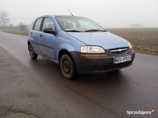 Chevrolet Aveo 2004r 1.2 benzyna 72km