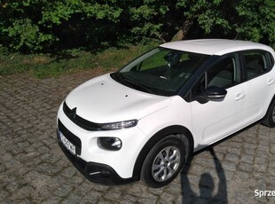 Citroen c3 1.5HDI 2019r 82tys przebiegu bezwypadkowy!!! 2klucze książki