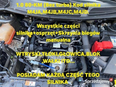 Ford Fiesta 1.0 80km*SILNIK WSZYSTKIE CZĘŚCI*