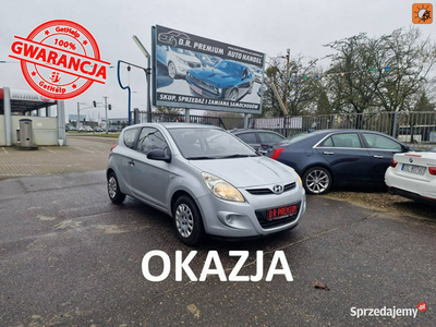 Hyundai i20 1.2 Benzyna 77 KM, Klimatyzacja, Centralny Zame…