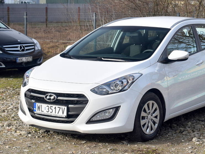 Hyundai i30 1.6CRDi-doskonały stan, oryginalny lakier, 1 wł.