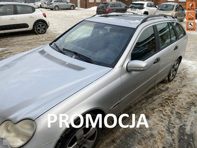 Mercedes-Benz Klasa C W203 Niezawodna benzyna 1,8 Kompressor, szyberdach, tempomat, długie opła