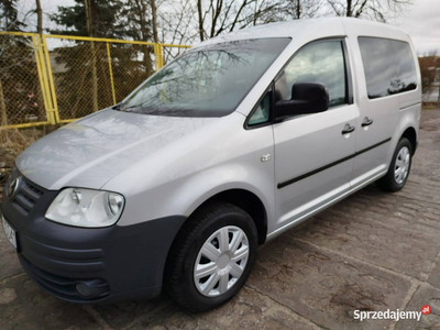 Volkswagen Caddy JUŻ ZAREJESTROWANY 5 osób benzzyna import …