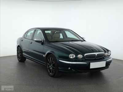 Jaguar X-Type I , Salon Polska, Skóra, Klimatronic, Tempomat, Parktronic,