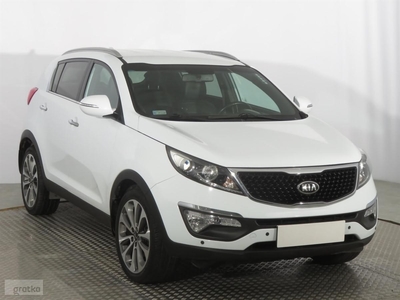 Kia Sportage III , Salon Polska, Serwis ASO, Skóra, Navi, Klimatronic,