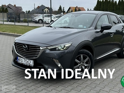 Mazda CX-3 FULL*LEDY*Xenon*Kamera*Cofania*Skóra*NAVI*Kaera*Cofania*Zarejestrowa