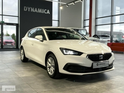 SEAT Leon III -Style 1.0TSI mhev 110KM DSG 2022 r., salon PL, I właściciel, f-a VA