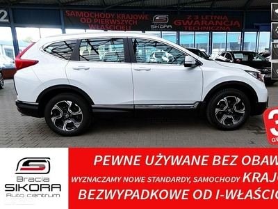 Honda CR-V IV 4x4 Led+Tempomat ACC+LKAS Biała PERŁA 3Lata GWARANCJA I-wł Kraj Bezw