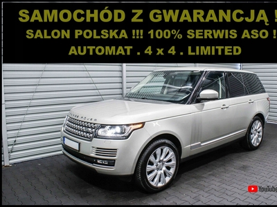 Land Rover Range Rover IV SUV LWB 4.4 SDV8 339KM 2014