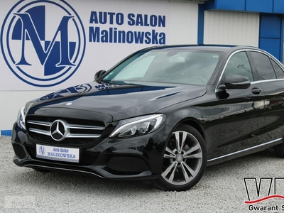 Mercedes-Benz Klasa C W205 66 Tys.Km Navi Kamera Radar Xenon 2xPDC Skóra Asystent Pasa Alu