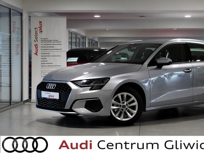 Audi A3 III Sportback 1.5 150KM Niski przebieg Tempomat Asystent pasa