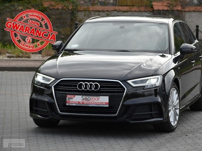 Audi A3 Sportback 35TFSi 150KM S-tronic 2019r. SALON Sline NAVi FullLED 48tk