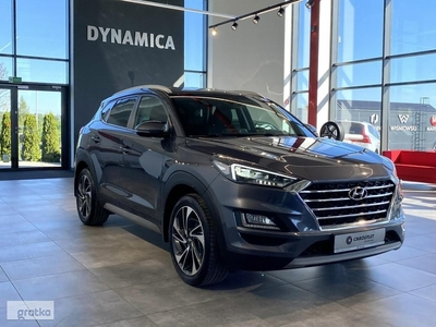 Hyundai Tucson III Style 1.6T-GDI 177KM DCT 4x4 2019 r., salon PL, I wł., f-a VAT