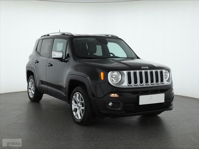 Jeep Renegade I , Salon Polska, Serwis ASO, Automat, Skóra, Klimatronic,