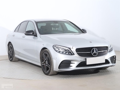 Mercedes-Benz Klasa C W205 , Serwis ASO, VAT 23%, Skóra, Navi, Klimatronic, Tempomat,