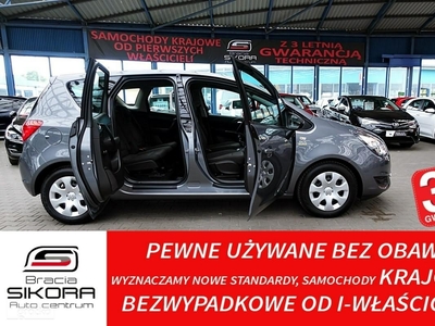 Opel Meriva B 1,4 16V 101KM 3Lata GWARANCJA. I-wł Kraj Bezwypad Czujniki parkowani