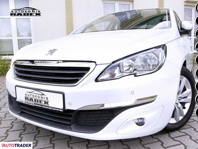 Peugeot 308 1.2 benzyna 82 KM 2014r. (Świebodzin)