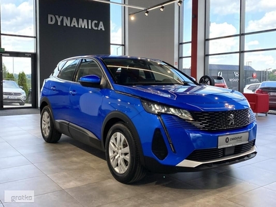 Peugeot 3008 II Active Pack 1.2PureTech 130KM automat 2021 r., salon PL, f-a VAT