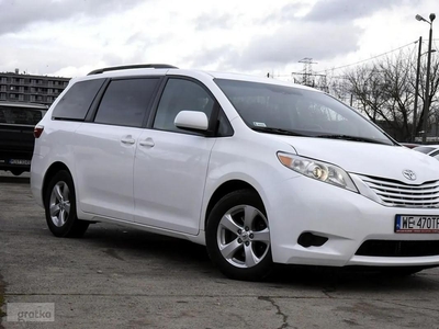 Toyota Sienna III Vat23%*3.5+LPG 266KM*LE*8-osobowy*DVD*El. Drzwi