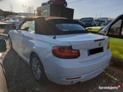 2016 BMW 2 CABRIO 2.0 diesel AUTOMAT 218D uszkodzony