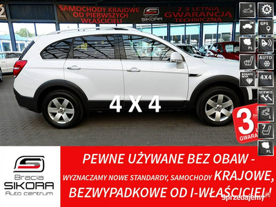 Chevrolet Captiva 7-OSÓB AUTOMAT+Skóra TYLKO 115tyś KM Gwarancja I-wł Kraj…