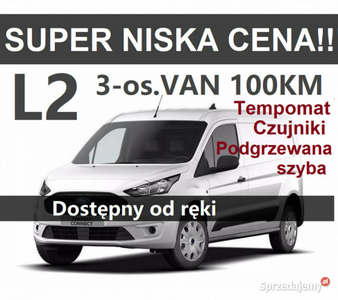 Ford Transit Connect Trend VAN L2 100KM Tempomat Czujniki 3-os. Dostępny o…