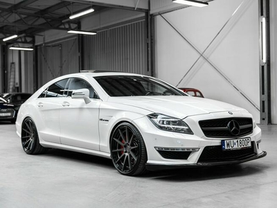 Mercedes CLS 63 AMG Performance 5.5 V8 557 KM. 34 000 km. Bezwypadkowy. Kolekcjonerski.