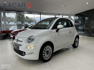 Fiat 500 Hybrid, Dolce, Panorama, salon PL, 1-wł, FV-23%, gwarancja, dostawa