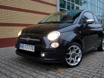 Fiat 500 1.2_Klimatronik_Skóra_Chromy_Alu_Halogeny_Stan BDB