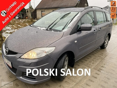 Mazda 5 I 1 rej 2009, 2 wł., 7 miejsc, polski salon, symboliczny przebieg, hak