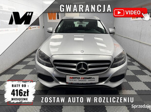 Mercedes-Benz Klasa C 1.6 Benzyna, nawigacja, led, kamera, skóra, GWARANCJA