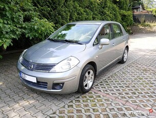 Nissan Tiida 1.6 benzyna 2007r Sedan Zarejestrowany Okazja