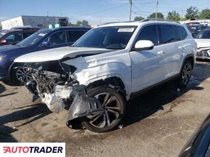 Volkswagen Atlas 3.0 benzyna 2021r. (CHICAGO HEIGHTS)