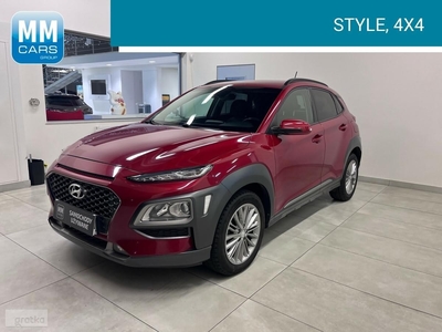 Hyundai Kona Style 1.6 177KM 4x4 Aut 1.6benz 177KM STYLE, Salon Polska, I Właścic